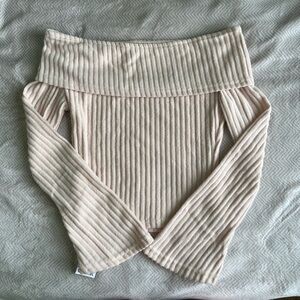 🍎Cider Flare-sleeved Off-the-shoulder Sweater🍎